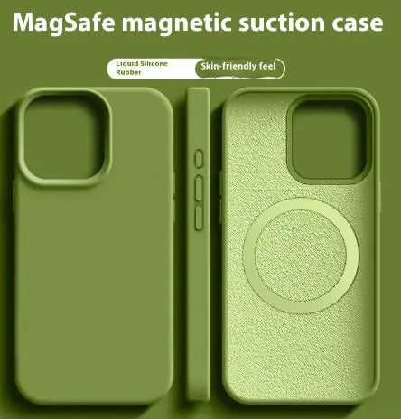 Magnetic Liquid Silicone  Magsafe Case For iPhone