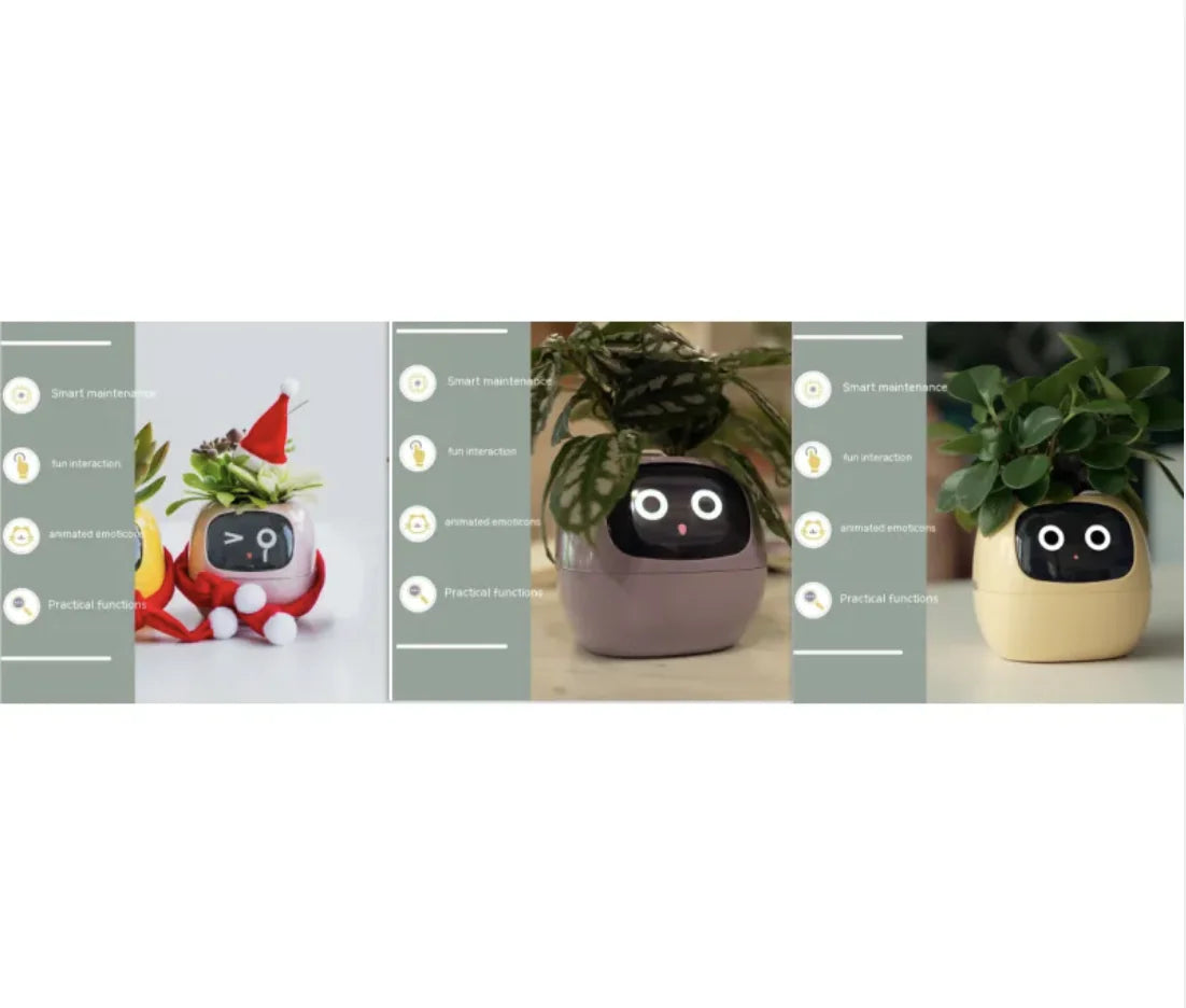 Smart Planter with 49 Expressions & AI Sensors