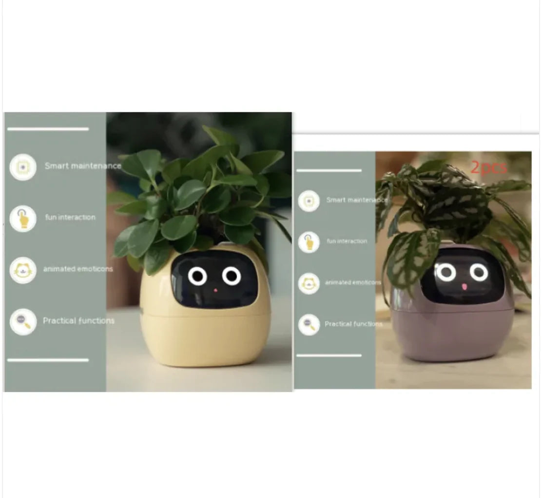 Smart Planter with 49 Expressions & AI Sensors