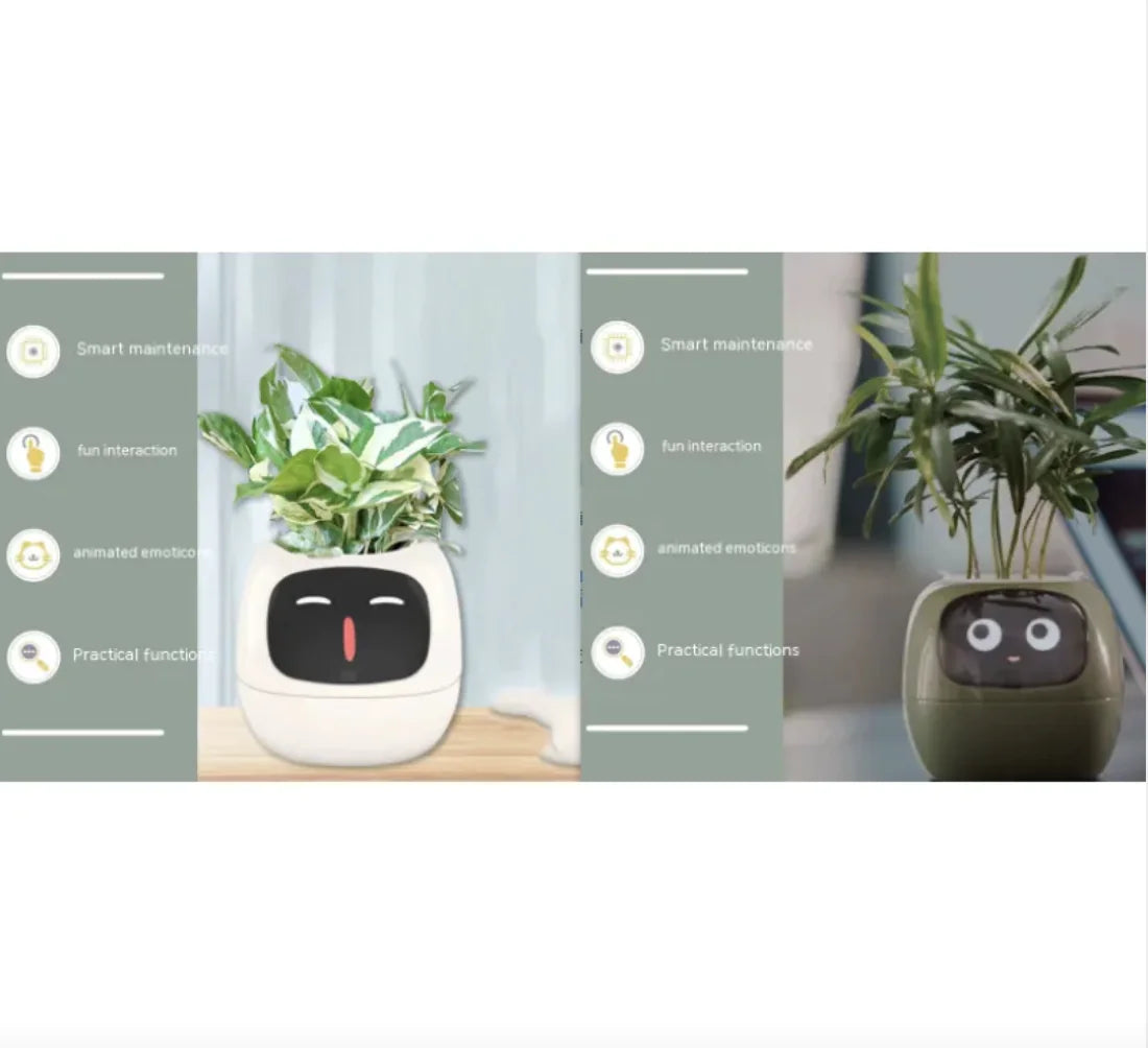 Smart Planter with 49 Expressions & AI Sensors