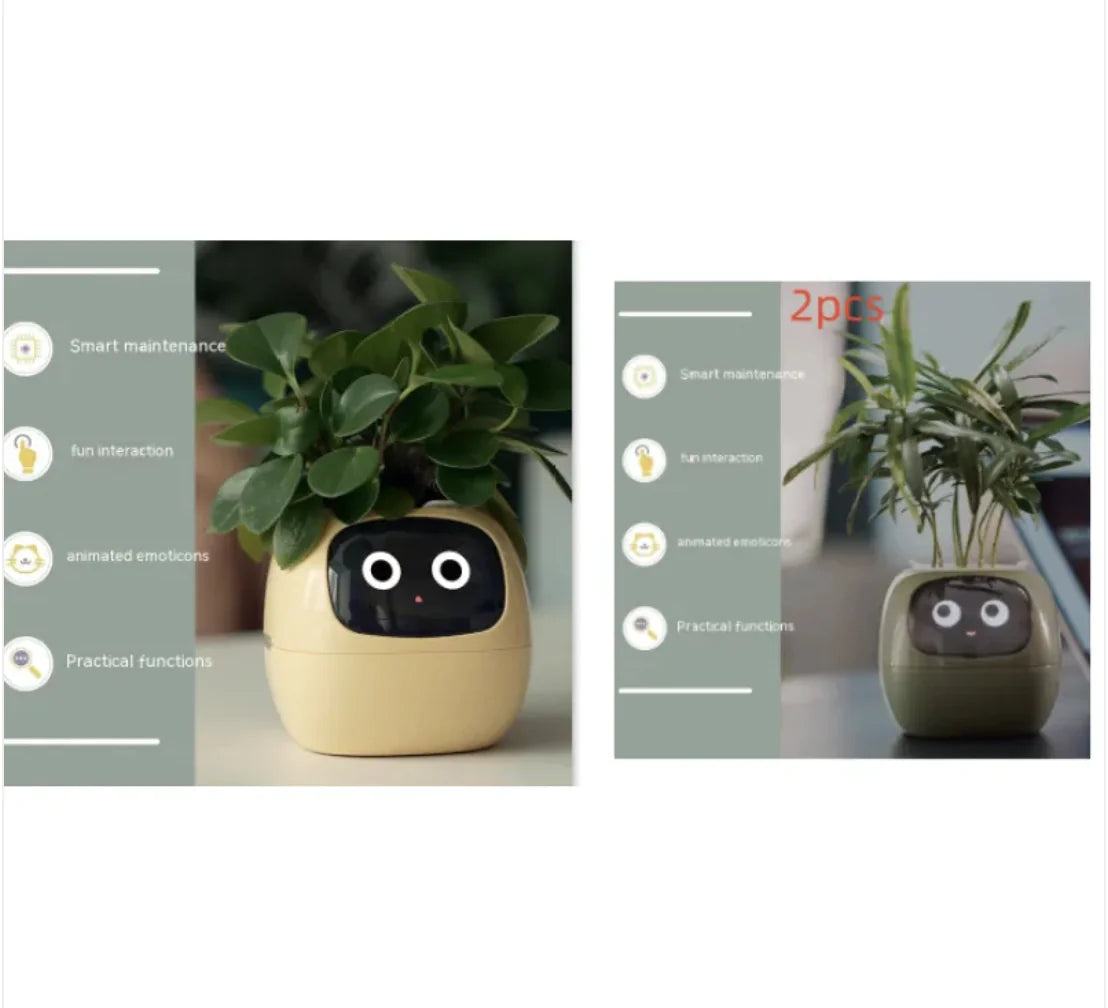 Smart Planter with 49 Expressions & AI Sensors