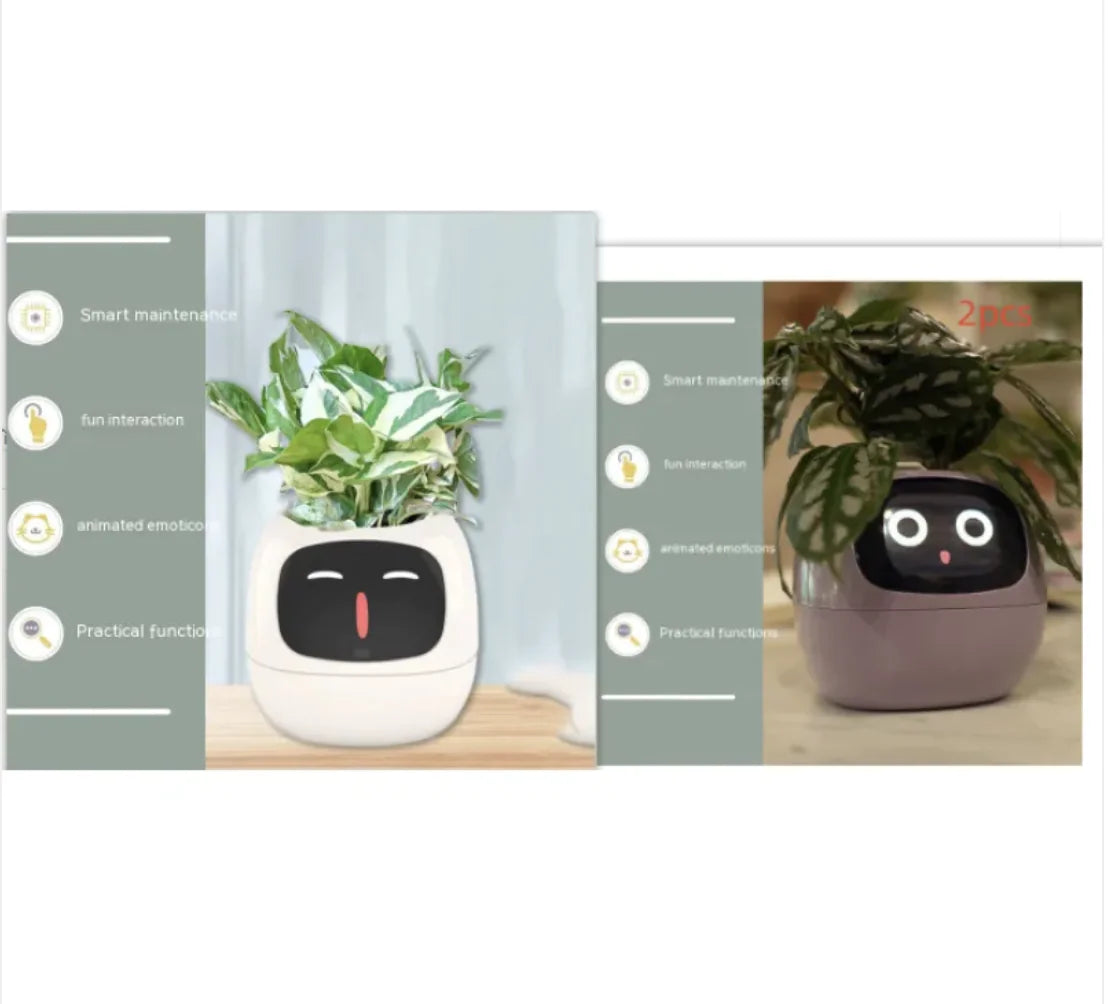 Smart Planter with 49 Expressions & AI Sensors