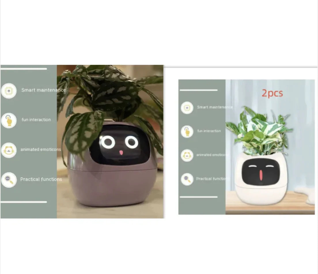 Smart Planter with 49 Expressions & AI Sensors