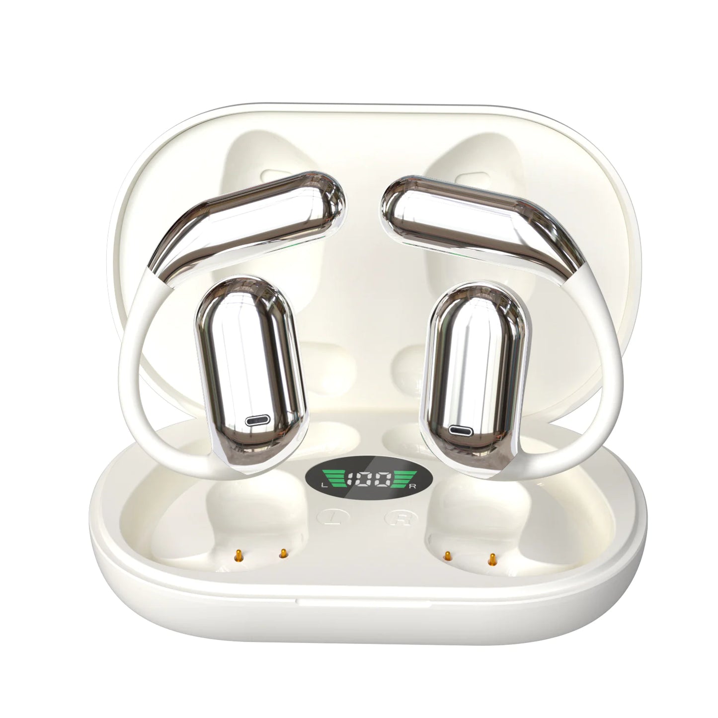 LED Display Ear-mounted OWS Bluetooth Headset