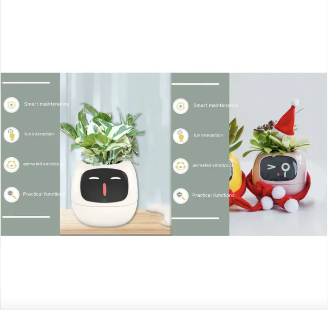 Smart Planter with 49 Expressions & AI Sensors