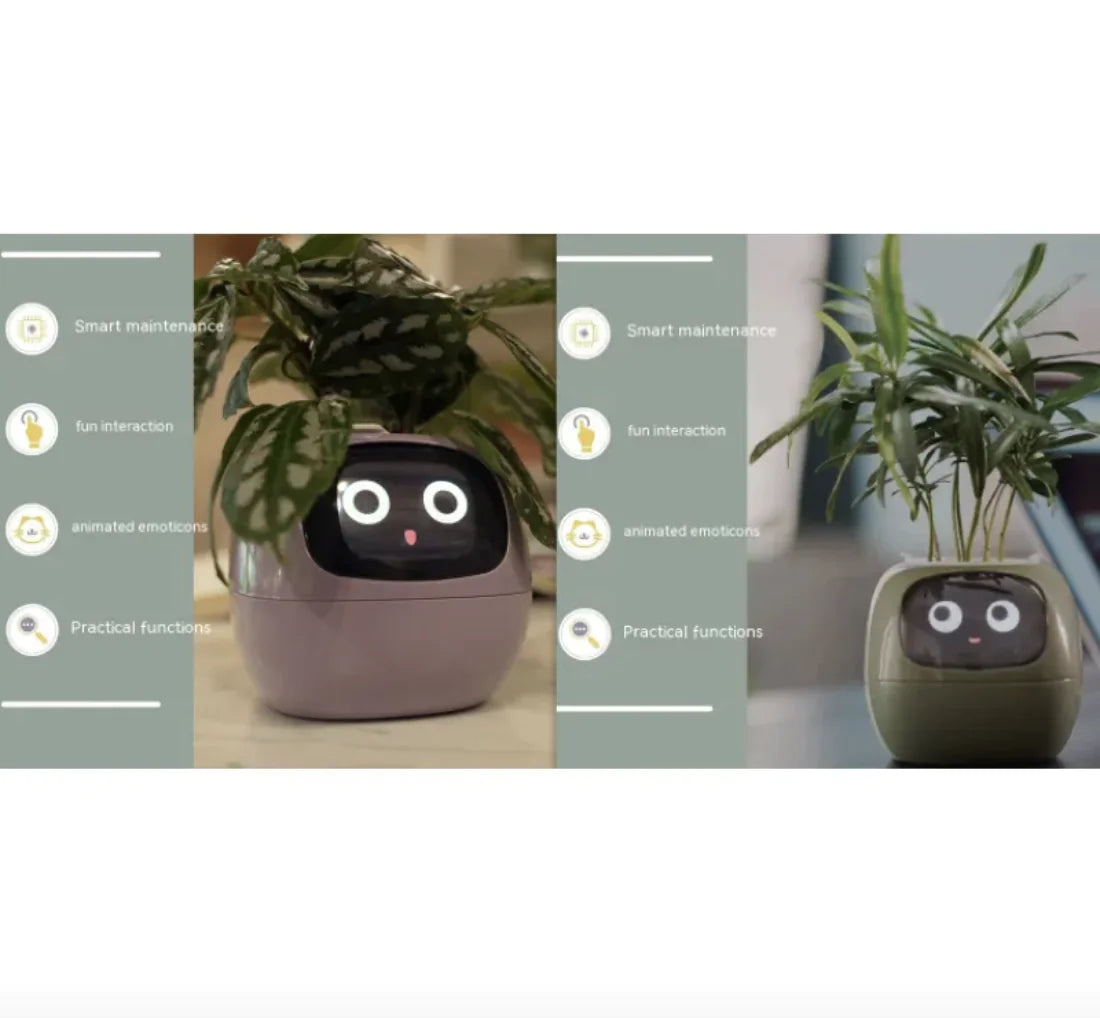 Smart Planter with 49 Expressions & AI Sensors