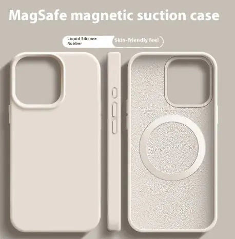 Magnetic Liquid Silicone  Magsafe Case For iPhone