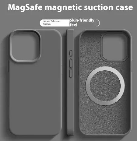 Magnetic Liquid Silicone  Magsafe Case For iPhone