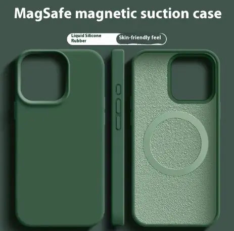 Magnetic Liquid Silicone  Magsafe Case For iPhone