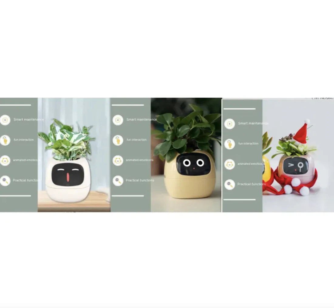 Smart Planter with 49 Expressions & AI Sensors