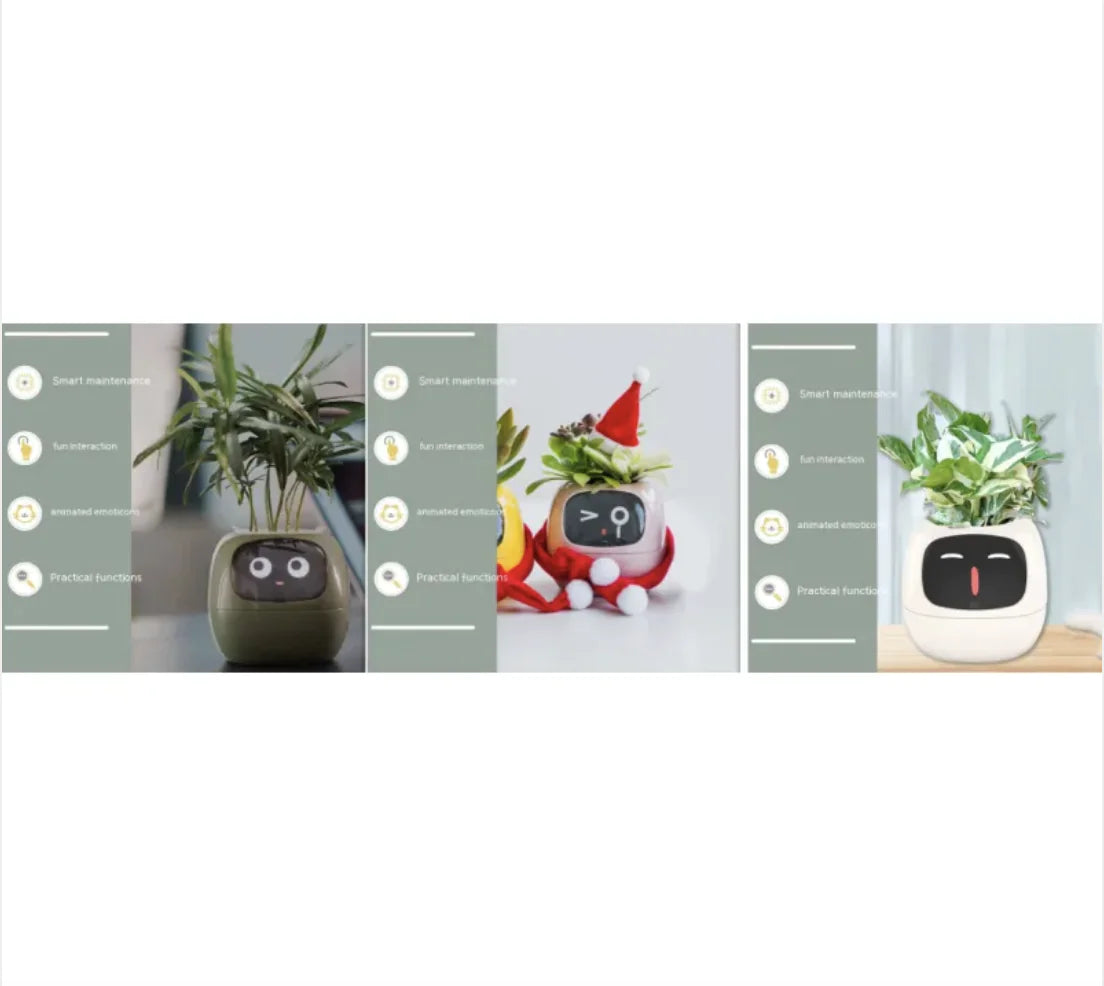 Smart Planter with 49 Expressions & AI Sensors