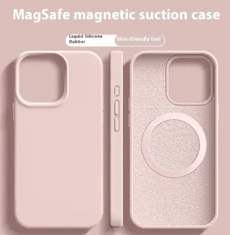 Magnetic Liquid Silicone  Magsafe Case For iPhone