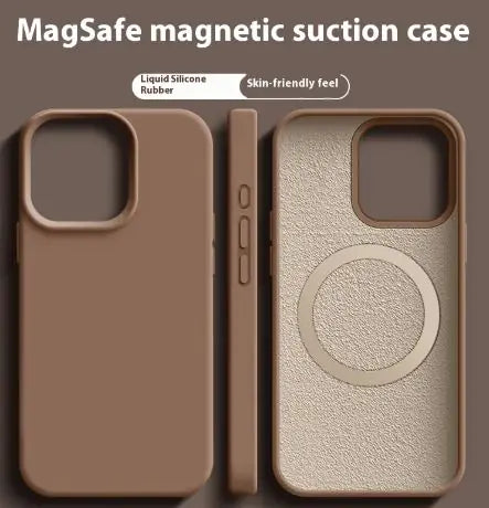 Magnetic Liquid Silicone  Magsafe Case For iPhone