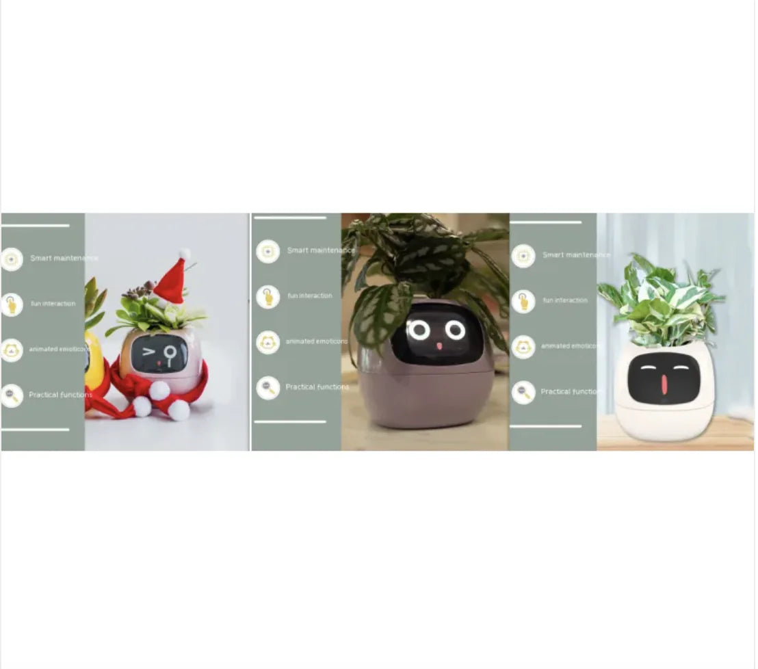 Smart Planter with 49 Expressions & AI Sensors